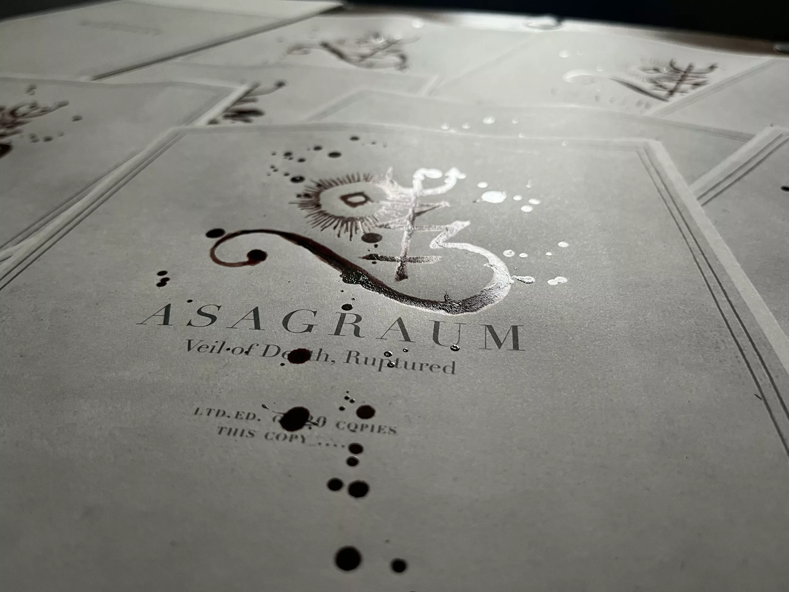 Asagraum test pressing